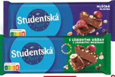 Studentská pečať čokoláda 3 druhy