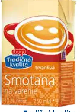 Smotana trvanlivá na varenie 10 %