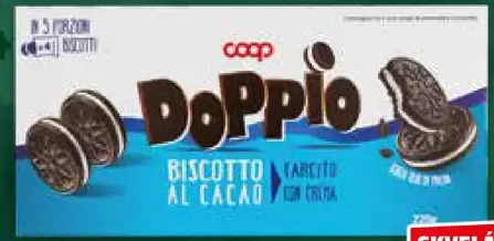 COOP Doppio kakaové sušienky so smotanou