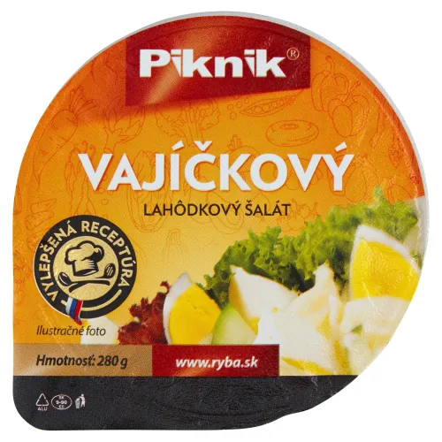 Piknik Vajíčkový lahôdkový šalát