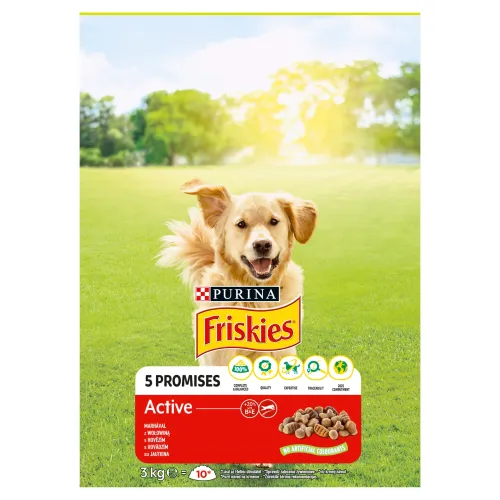 Friskies Active s hovädzím