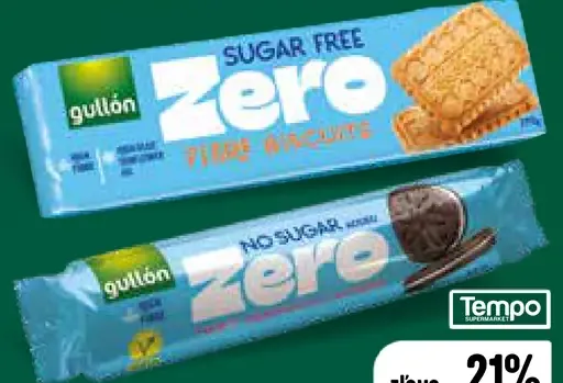 Gullón Zero Digestive celozrnné sušienky bez cukru