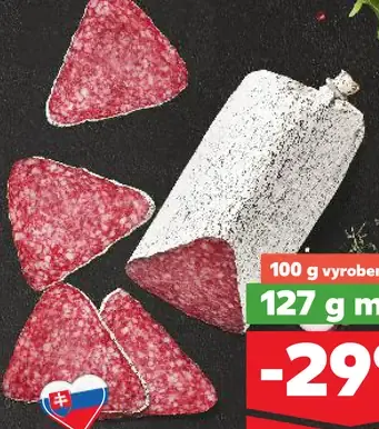 Chopok saláma pultový predaj