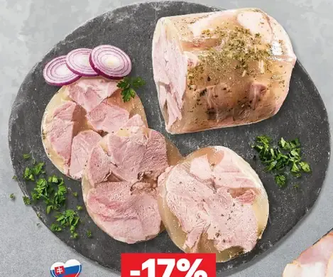 Kolienko v aspiku pultový predaj