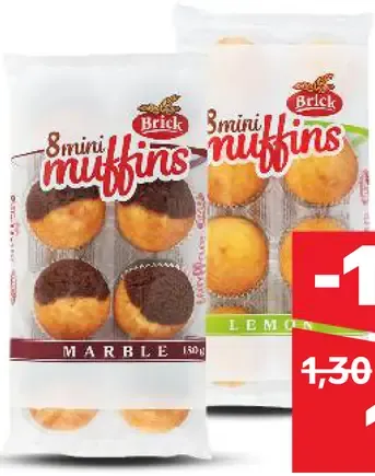 Bella Mini muffiny rôzne druhy