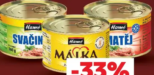 Hamé nátierka rôzne druhy
