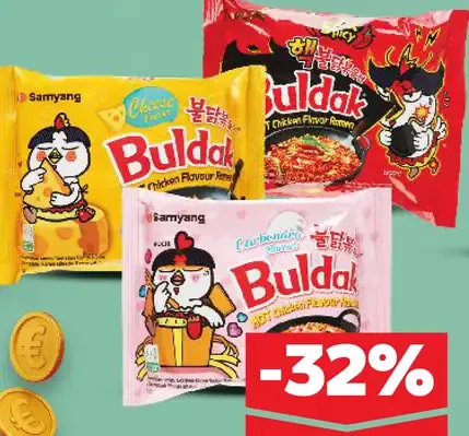 Samyang Buldak instantné hotové jedlo