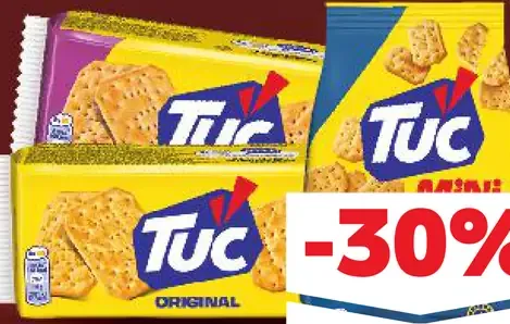 Tuc krekery rôzne druhy