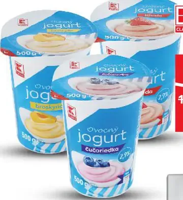 K-Classic jogurt rôzne druhy