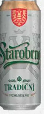 Starobrno 10° plechovka