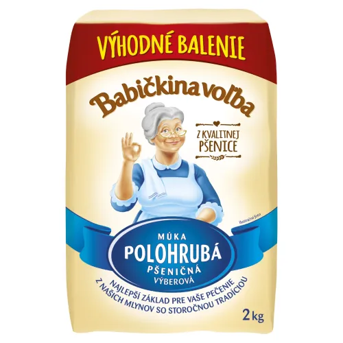 Babičkina Voľba Múka polohrubá pšeničná