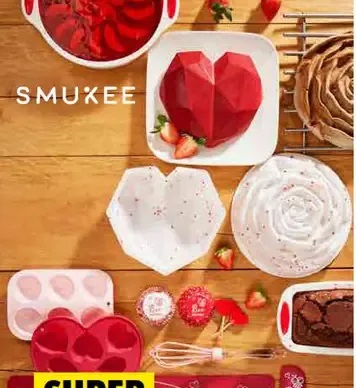 Smukee pomôcky na pečenie Valentín