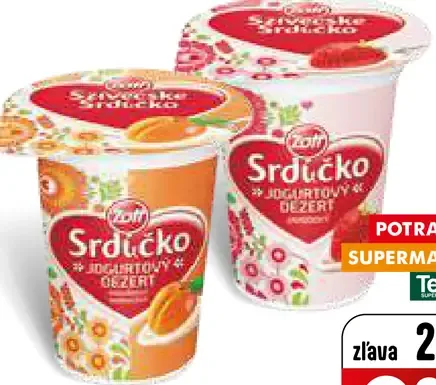 Srdiečko dezert mix príchutí