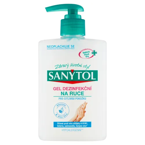 Sanytol Dezinfekčný gél na ruky pre citlivú pokožku