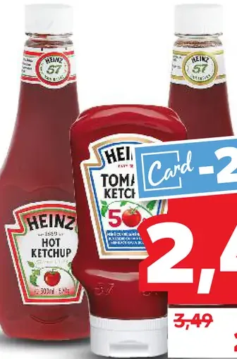 Heinz kečup vybrané druhy