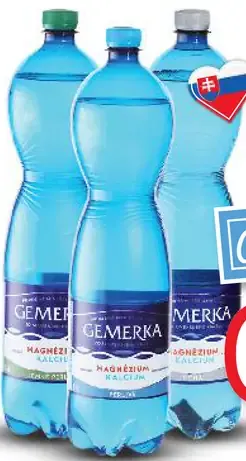 Gemerka alebo Magnesia minerálna voda rôzne druhy