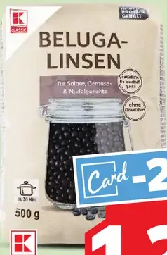 K-Classic šošovica beluga