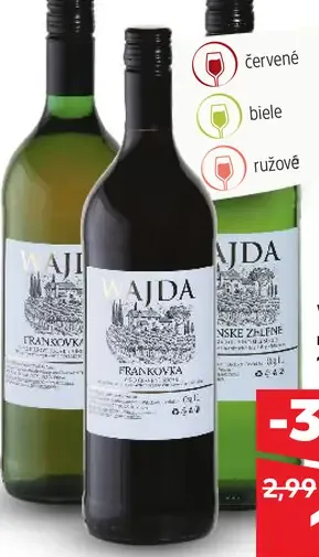 Ajda víno červené