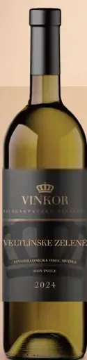 Vinkor víno Veltlínske zelené