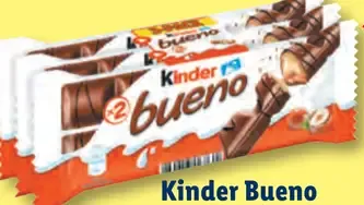Kinder Bueno čokoládová tyčinka rôzne druhy