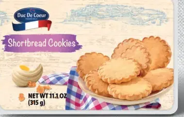 Duc De Coeur jemné sušienky s maslom shortbread