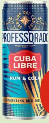 Professorado rum a cola plechovka