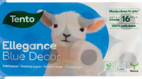 Tento toaletný papier 3-vrstvový Elegance Blue Decor