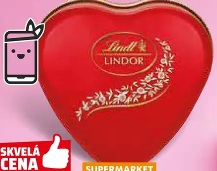 Lindor Valentínske srdce dezert