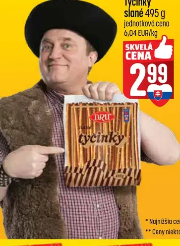 Tyčinky slané