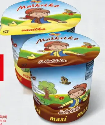 Maškrtko Maxi dezert rôzne druhy