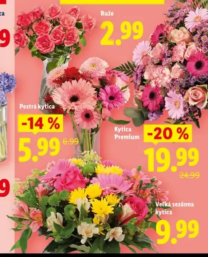 Veľká sezónna kytica mix sezónnych kvetov