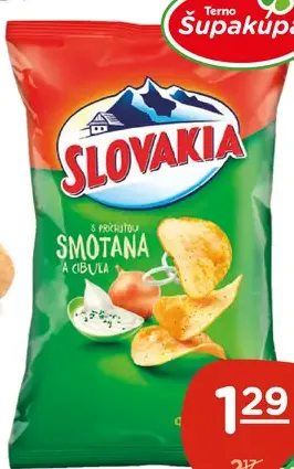 Slovakia Vrúbky zemiakové lupienky rôzne druhy