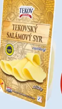 Tekov Tekovský salámový syr plátky rôzne druhy