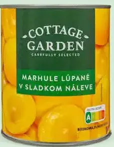 Cottage Garden marhule lúpané v sladkom náleve