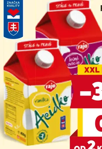 Rajo Acidko ochutené rôzne druhy