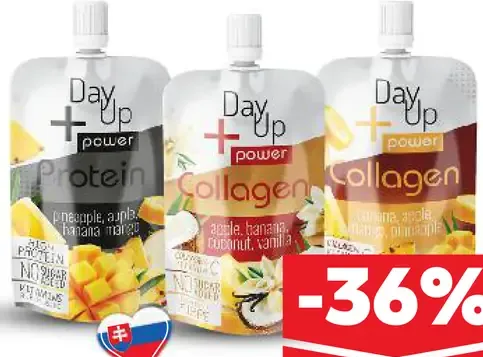 Day Up ovocné pyré rôzne druhy