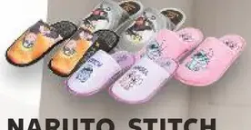 Naruto, Stitch detská domáca obuv