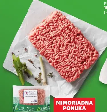 Mleté bravčové mäso zo stehna