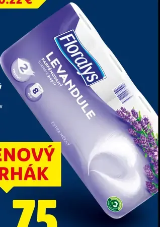 Floralys toaletný papier levanduľa 2-vrstvový