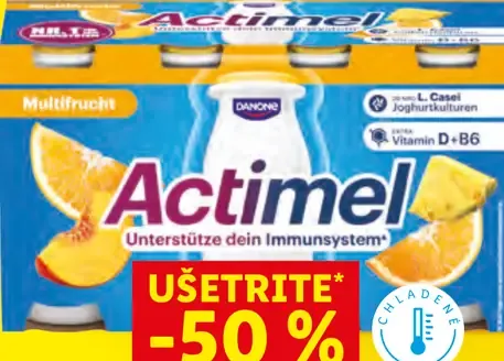 Danone Actimel jogurtový nápoj rôzne druhy