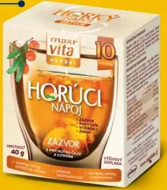 MaxiVita Horúci zázvorový nápoj