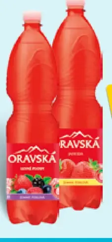 Oravská ochutená pramenitá voda tri druhy