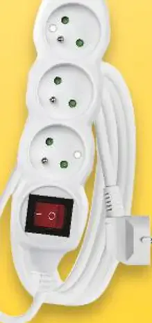 Emos predlžovací prívod so spínačom, 3 zásuvky, 3 m