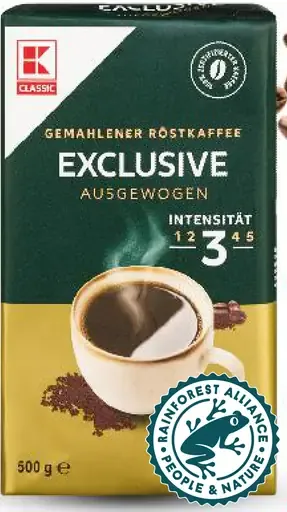 K-Classic mletá káva Exclusive