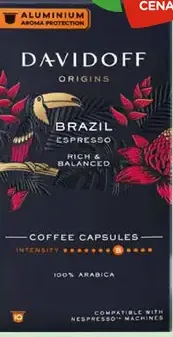 Davidoff Brazil Origins kávové kapsuly