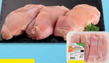 Heny kuracie stehná celé bez kože a kosti chladené, balené