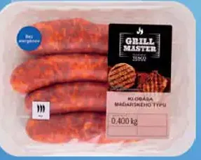 Tesco Grill Master klobása maďarského typu