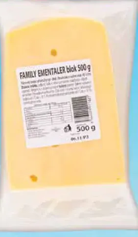 Family ementaler 45 % blok