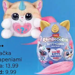 Kittycorn Surprise plyšová mačička s 10 prekvapeniami