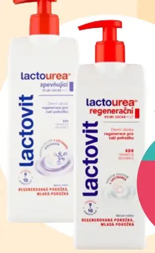 Lactovit Lactourea telové mlieko vybrané druhy